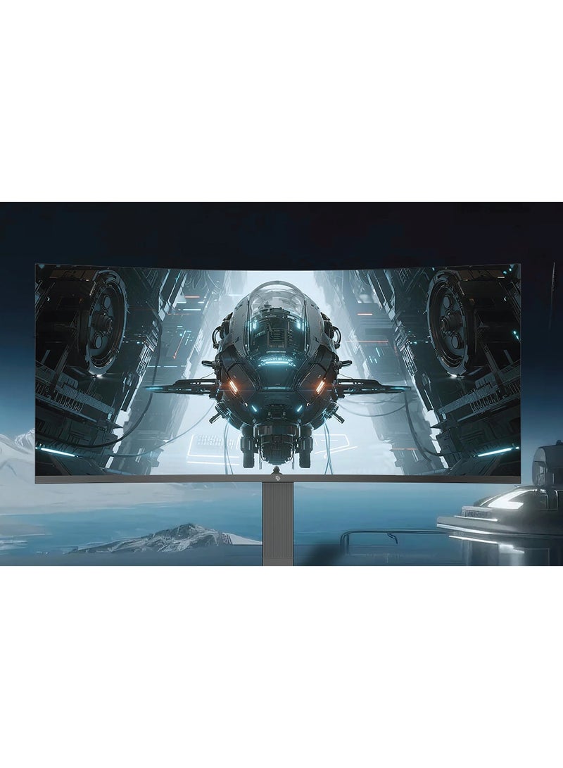 porodo 34" Curved 200Hz Gaming Monitor, Ultra-Wide QHD, VA Panel, RGB, 5ms Response Time, Overdrive Motion Clarity, Adaptive Sync, HDMI & DisplayPort 1.4, 178° Viewing Angle, E-LED Backlight – Black - Image 5